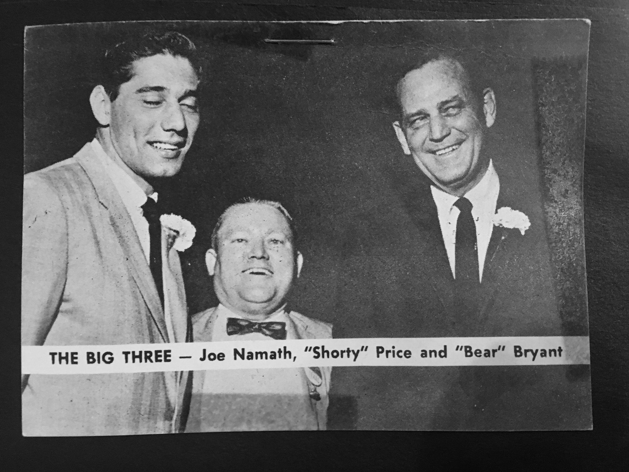 Joe NAMATH Bear BRYANT Photo Picture ALABAMA Crimson Tide -   Ireland