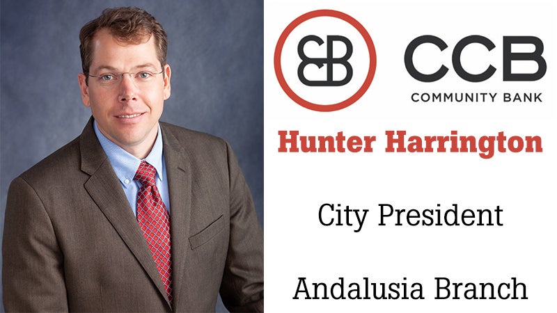 Harrington named city president for CCB’s Andalusia branch