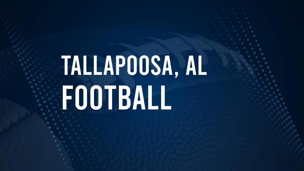 How to Watch Tallapoosa County, AL High School Football Games Streaming Live – August 23