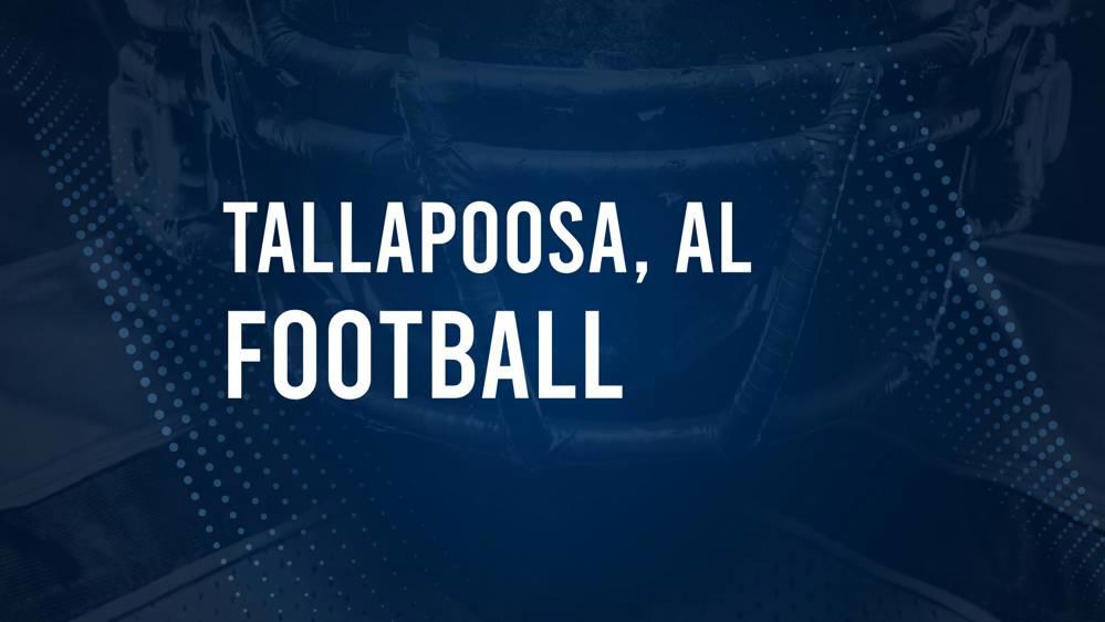 How to Watch Tallapoosa County, AL High School Football Games Streaming Live – August 30