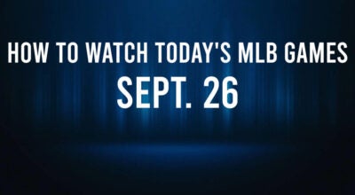 How to Watch MLB Baseball on Thursday, Sept. 26: TV Channel, Live Streaming, Start Times