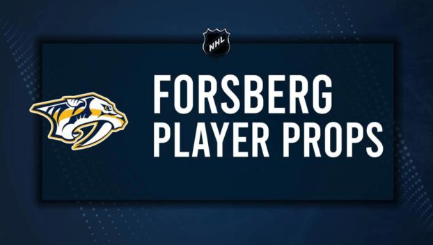 Filip Forsberg Player Prop Bets for the Predators vs. Stars Game - October 10