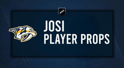 Roman Josi Player Prop Bets for the Predators vs. Red Wings Game - October 12