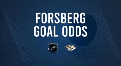 Will Filip Forsberg Score a Goal Against the Blackhawks on October 25?