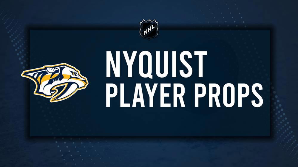 Gustav Nyquist Player Prop Bets for the Predators vs. Avalanche Game - November 2