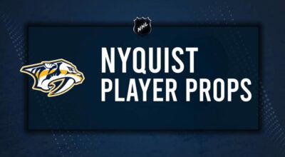 Gustav Nyquist Player Prop Bets for the Predators vs. Capitals Game - November 6