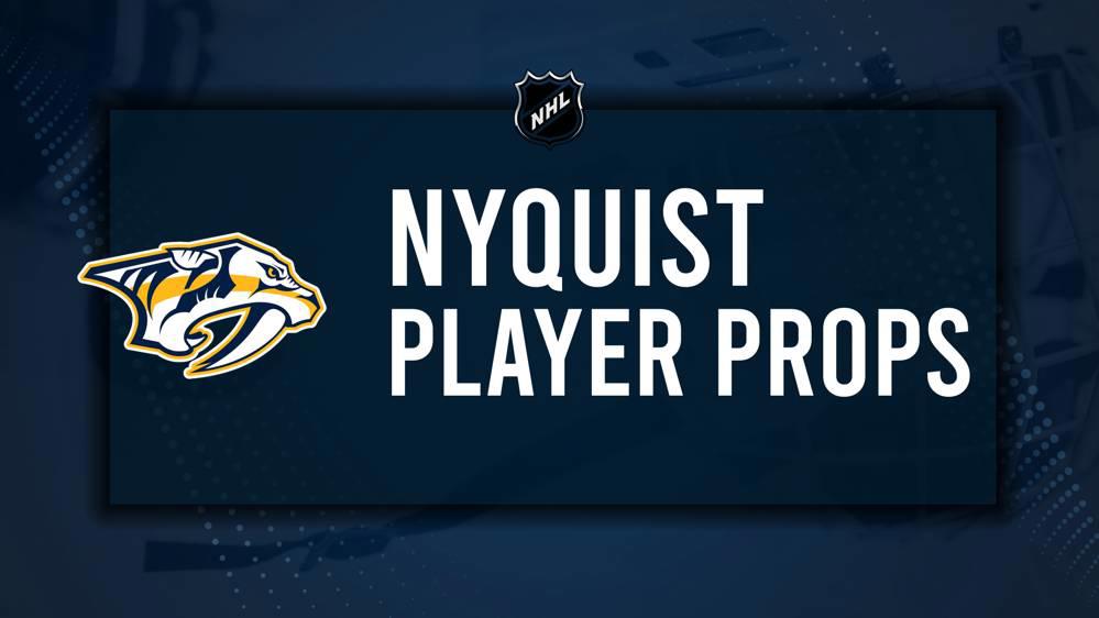 Gustav Nyquist Player Prop Bets for the Predators vs. Kraken Game - November 20