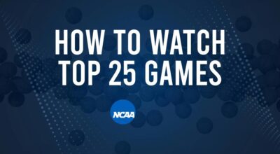 How to Watch Top 25 College Basketball Games - Friday, November 22