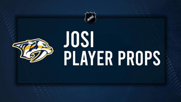 Roman Josi Player Prop Bets for the Predators vs. Canucks Game - November 17