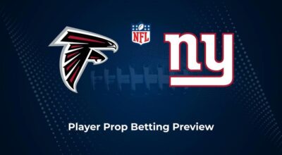 Falcons vs. Giants Player Props & Odds – Week 16