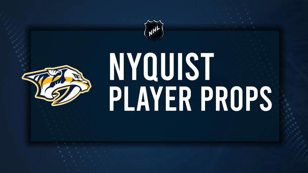 Gustav Nyquist Player Prop Bets for the Predators vs. Hurricanes Game - December 23