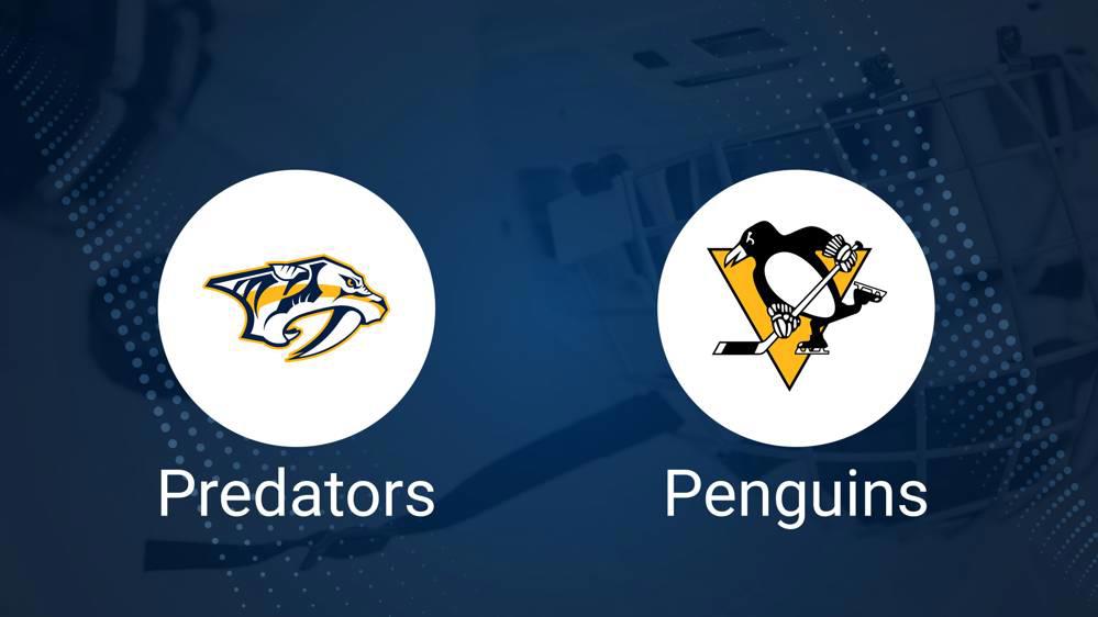 Where to Watch Nashville Predators vs. Pittsburgh Penguins on TV or Streaming Live - December 19