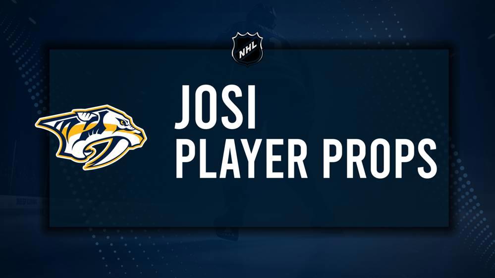 Roman Josi Player Prop Bets for the Predators vs. Ducks Game - January 25