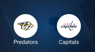 Where to Watch Nashville Predators vs. Washington Capitals on TV or Streaming Live - January 11